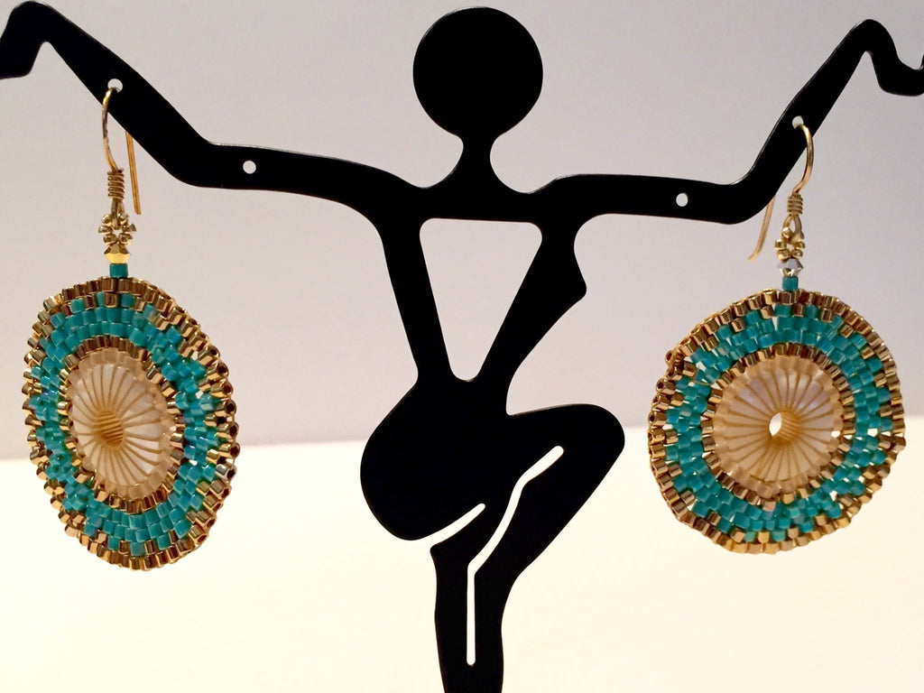 Boho Earrings- glamourous - jody dove style
- 1